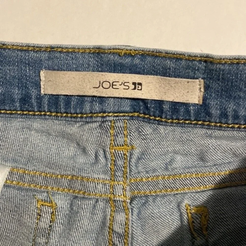 Joe’s Jeans cutoff Jean shorts frayed hem medium wash girls 10 Patricia